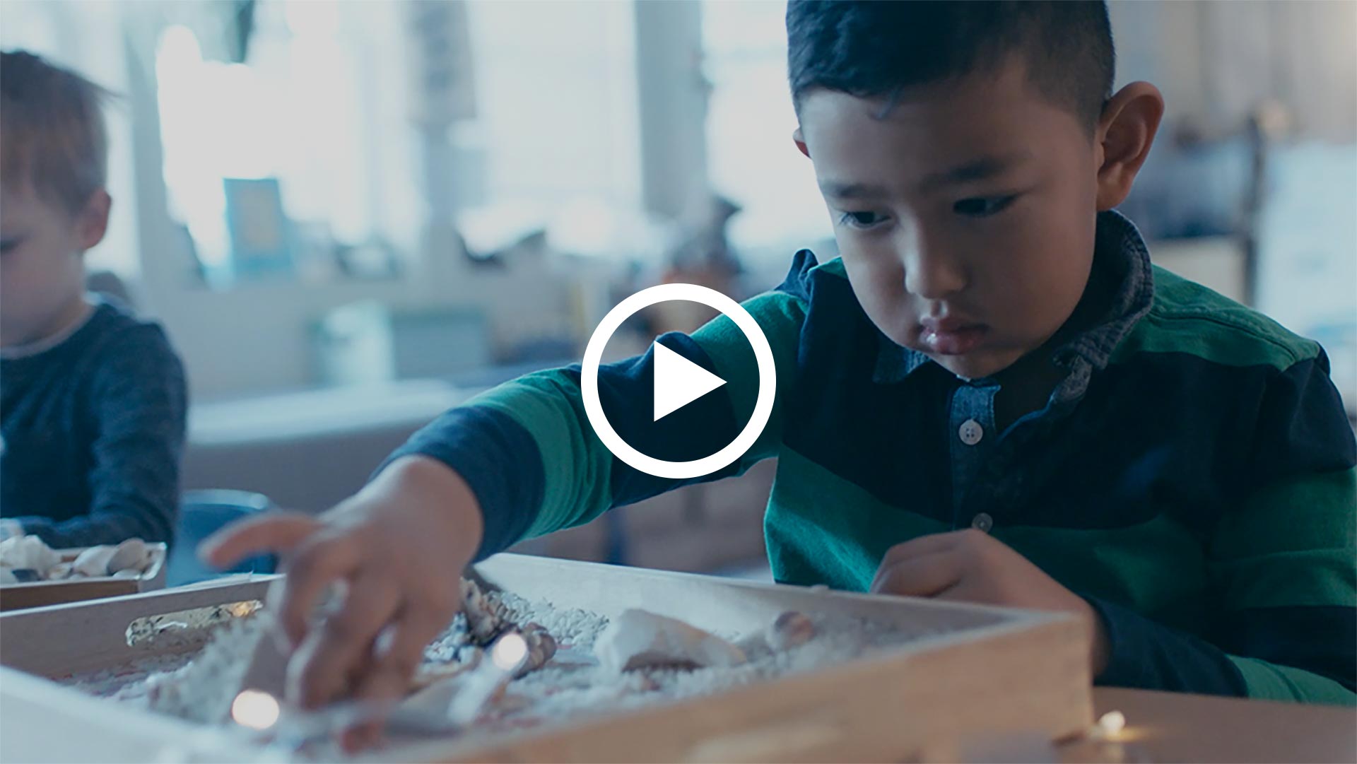 Video: boy playing with blocks