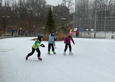 Skating in Riverdale Park